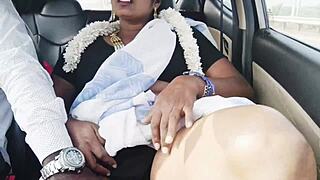 Beautiful Desi Bhabhi Wild Car Fuck Husband's Brother Dirty Telugu Talk