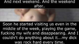 oops my chubby wife turns into best friend's breeding cum dump - cuckold roleplay part 1