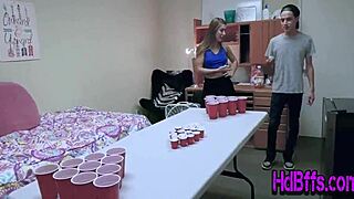 Teen sluts suck cocks and get fucked hard for messy facials at wild dorm party