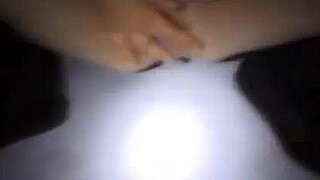 walking naked flashing tits then outdoor camping sex with wife