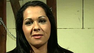 Bound busty euro sub, take this rough doggystyle domination from maledom!