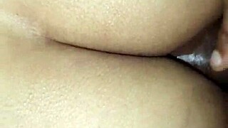 First time couple screams in ecstasy as young brunette takes huge anal from mature husband deep