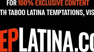 Petite 18yo Latina Stepbae Deepthroated and Rammed Rough by Stepdad in Doggy Domination