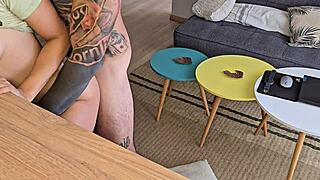 our living room fuck session - can you keep up with the moans?