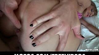 Bikini amateur babe films her own homemade pov anal gaping sex tape closeup