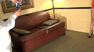 Craigslist model endures rough finger fucking during intense casting interview