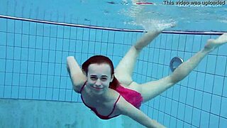 oops anna netrebko swims so teasing in her wet bikini