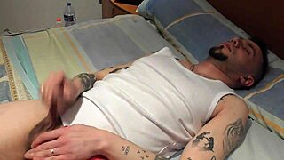 Wife Catches Me Masturbating in Panties, Sucks Big Cock