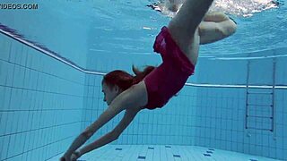 oops anna netrebko swims so teasing in her wet bikini