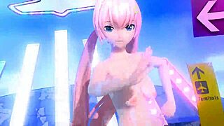Hatsune Miku Rin and Luka Nude Big Tits Ass Goddess Mod