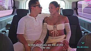 I pound famous Colombian Mariana Martix's big ass pussy rough on beach cowgirl style till she squirts huge facial