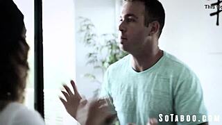 clueless dude turns lesbian stepsis straight