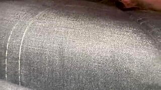 Stepbrother ravages beautiful stepsister's big bum doggystyle bending her over