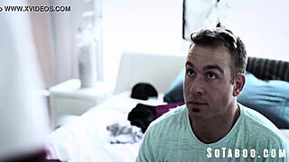 clueless dude turns lesbian stepsis straight