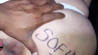 Wife slut bends over taking deep cock thrusts in her big ass like a pro prostitute