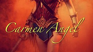 imagine granny in fishnets and corset sucking cock like justice league hero