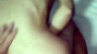 Nerdy Skinny Wife Orgasms on Monster Cock Doggystyle in Lingerie