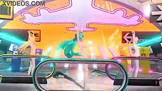 Hatsune Miku Rin and Luka Nude Big Tits Ass Goddess Mod