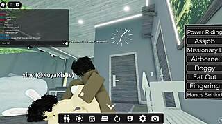 bbc fucks slut in roblox roleplay with monster black cock pounding