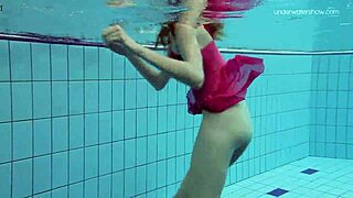 oops anna netrebko swims so teasing in her wet bikini