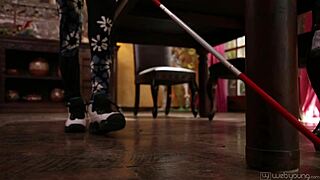 Veronica Rodriguez and Ellena Woods Tease Pussy Lick and Squirting Lesbian Play