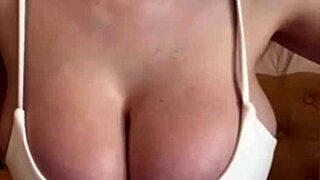 Hey stepmom's got those big milky tits on display