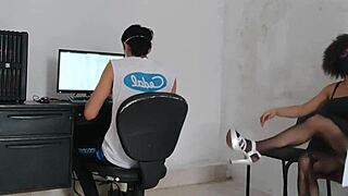 we seduce hot emo secretary boss in office game play 😏👔🔥