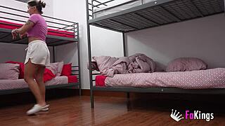 Horny Landlady Valeria Del Rio Tests New Bed with Wild Doggystyle Ride!