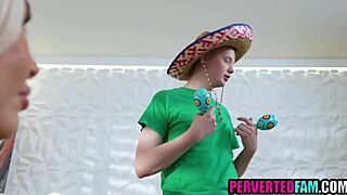 callie brooks fat ass blonde milf bangs stepson on cinco de mayo