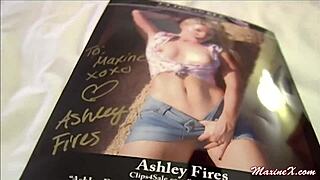 Does Maxine X's pussy pound Ashley Fires?