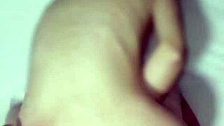 Nerdy Skinny Wife Orgasms on Monster Cock Doggystyle in Lingerie