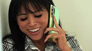 Filipino American stepmom massages and licks stepdaughter's pussy intimately