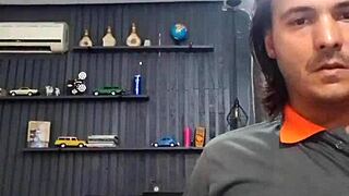 soloboy strokes hard outdoors in wild masturbation frenzy