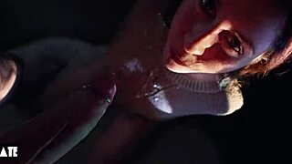 he tricks his cute 18+ stepsis into casting interview, then rough double facial after passionate spit-roasted sex with curly redhead neighbor friend