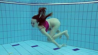 oops anna netrebko swims so teasing in her wet bikini