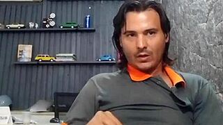 soloboy strokes hard outdoors in wild masturbation frenzy