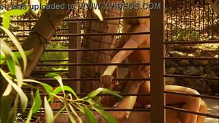 blonde monica mayhem reunites with lover for outdoor blowjob riding doggystyle on small cock