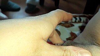 wet pussies drip together in synchronized three-way orgasm