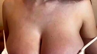 Hey stepmom's got those big milky tits on display