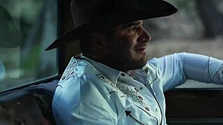 Vicki Chase rides Cowboy Scott Nails cowgirl style so playfully