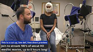 Strangers Taylor Ortega spreads latex ass with toys moaning loud in fetish backstage heat.