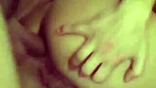 busty blonde bree spreads cheeks for hard cock in tight ass pounding