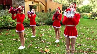 her milf stepmom pussy tingles licked by teen cheerleader cunilingus full storyline