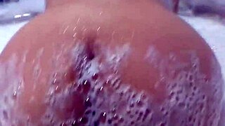 wife's huge ass bubbles in jacuzzi