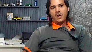 soloboy strokes hard outdoors in wild masturbation frenzy