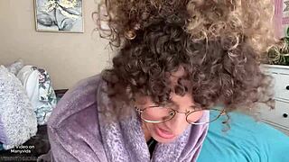 curly stepmom begs for rough anal creampie in her fat ass?