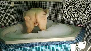 CUTE PORNSTAR RIDES MASSAGE ANAL TO CREAMPIE COWGIRL