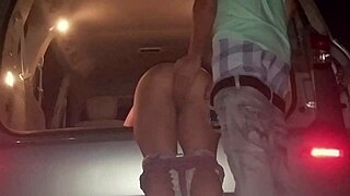 blowjob by the lake then bent over fucked hard in desert doggystyle