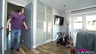 asian milf maid ember snow rides cock deepthroat doggystyle cowgirl