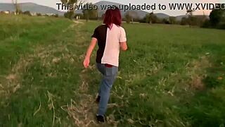 morrita sneaks off to the hill for wild outdoor pounding with her lover